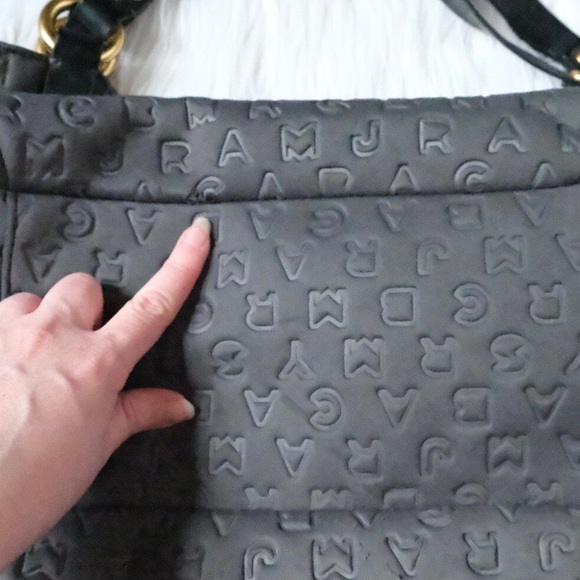 Marc by Marc Jacobs Neoprene Monogram Hobo Bag - Picture 3 of 8